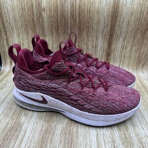 Nike LeBron 15 Low Men's Size 13 Team Red Basketball Shoes Sneakers AO1755-200